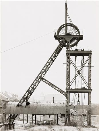 BERND BECHER (1931-2007) & HILLA BECHER (1934-2015) Naval Colliery, Tonypandy, South Wales, GB, from the Windtowers series. 1966; print          